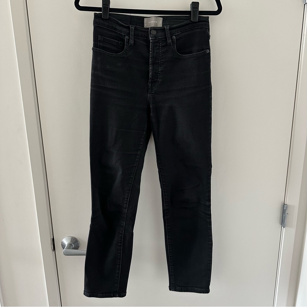 Everlane Jet Black Denim Pants